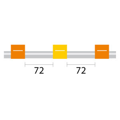 [0.51-OY3B] PVC Pump Tube 3tag 0.51mm ID Orange/Yellow (PKT 12)