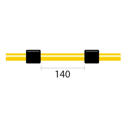 [0.76-BLK-SF] Solva Flex Pump Tube 2tag 0.76mm ID Black/Black (PKT 12)